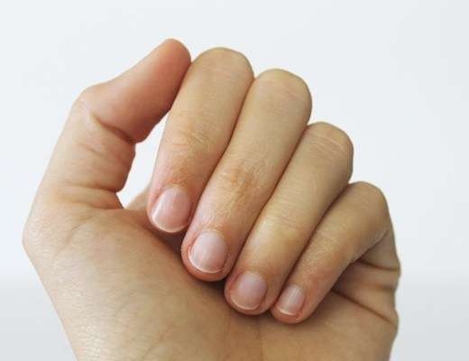 Learn how to give yourself a chic polish-free manicure