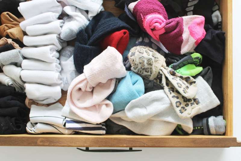 Learn how to organize a sock drawer