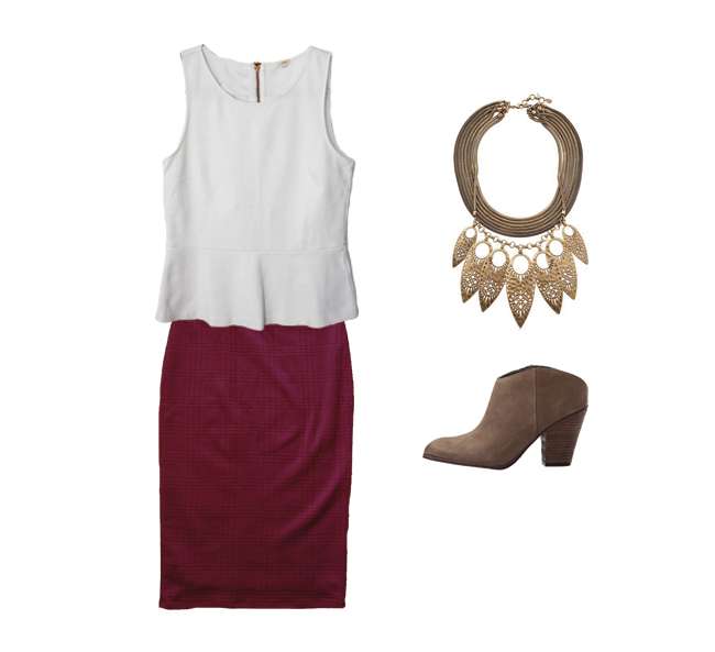 Peplum Top Three Ways
