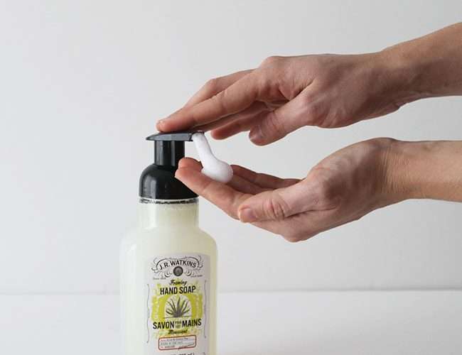 DIY Foaming Hand Soap - made with all natural ingredients