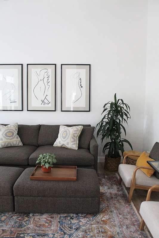 Living room makeover - materials and sources