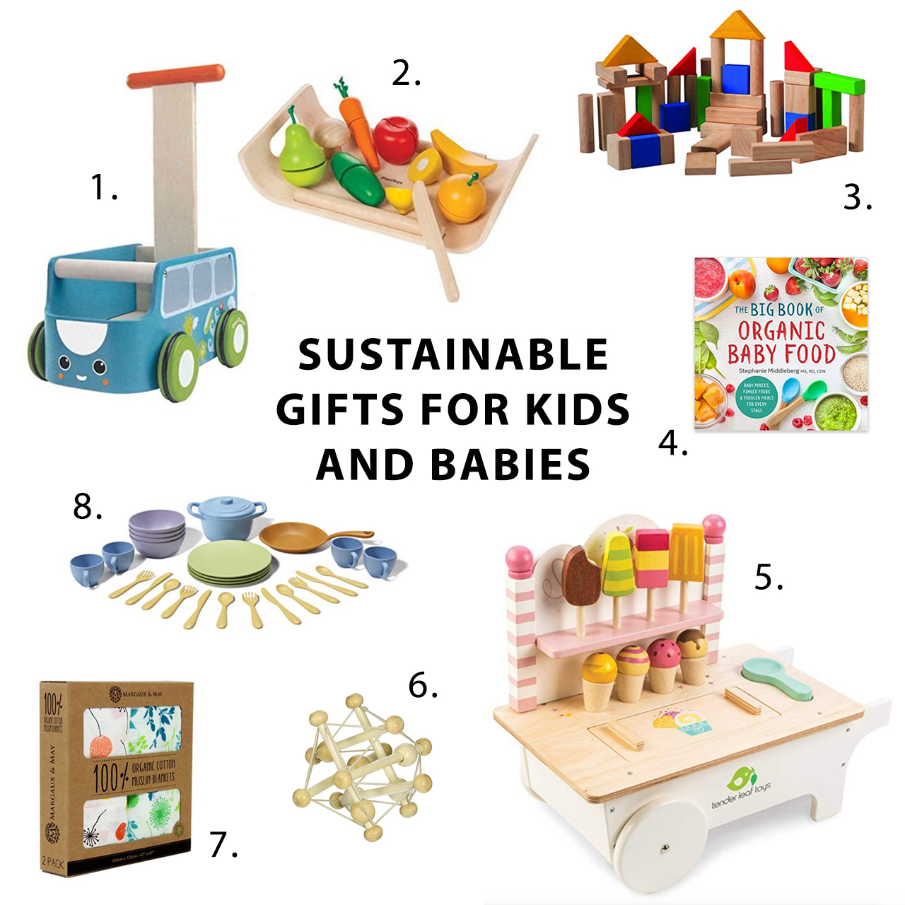 2018 Sustainable Gift Guide for Kids and Babies