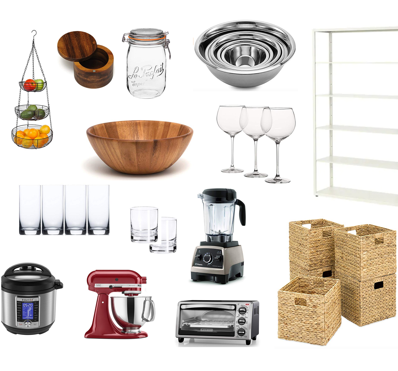 Minimalist Kitchen Makeover Products and Accessories