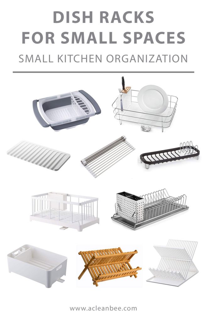Find the right dish rack for your small kitchen. Don't clutter your small kitchen with a giant dish rack. Wash and dry dishes with a space saving dish rack fit for a tiny home.