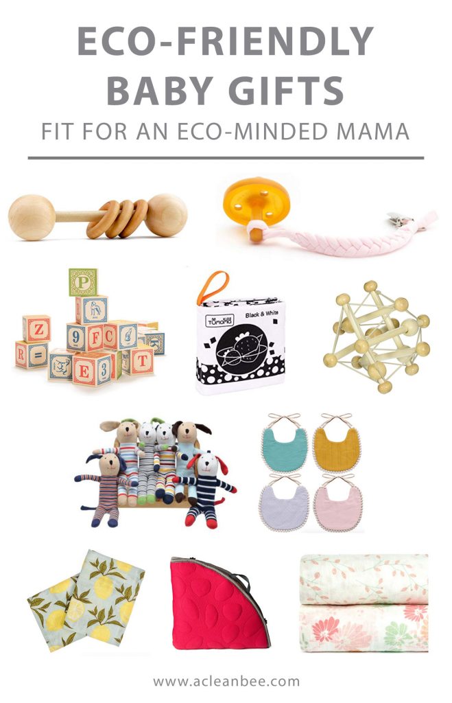 If you are searching for eco-friendly baby gifts for your eco-friendly mama friend, look no further! Select from sustainably made baby toys that are safe for baby and made to last. Baby toys that can be composted or are made from recycled materials.