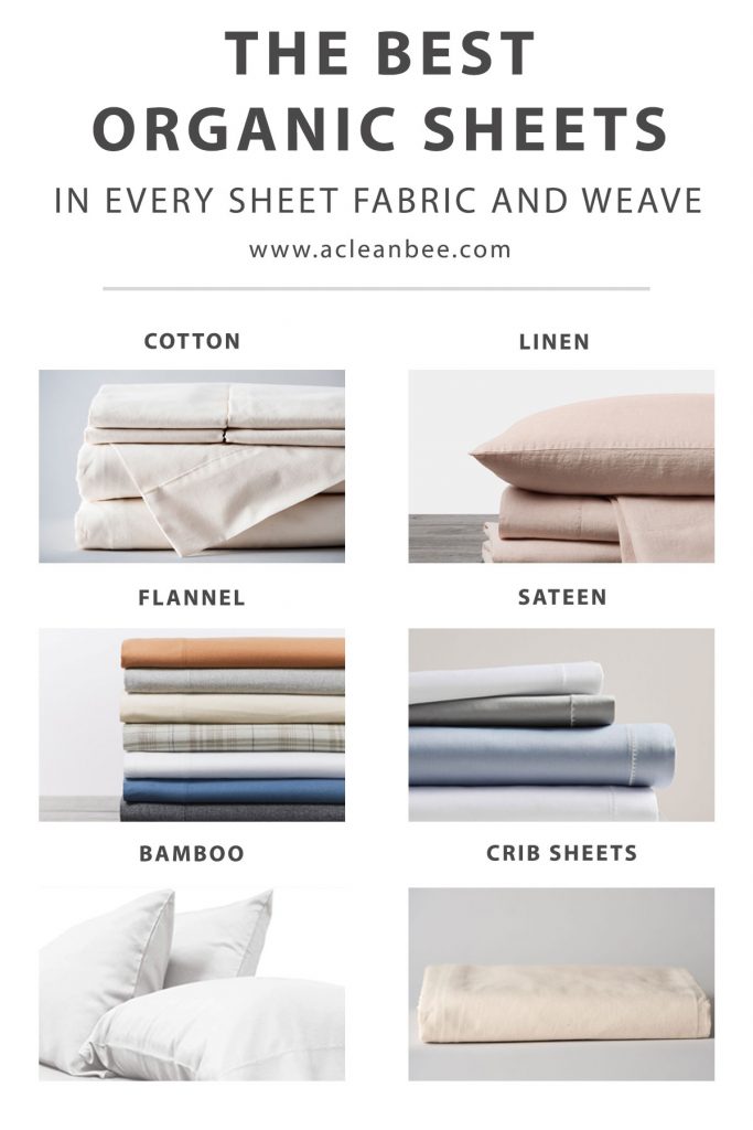 Wondering where to find the best organic sheets for a non-toxic night's sleep? Here are the best options in a multitude of fabrics to choose from.