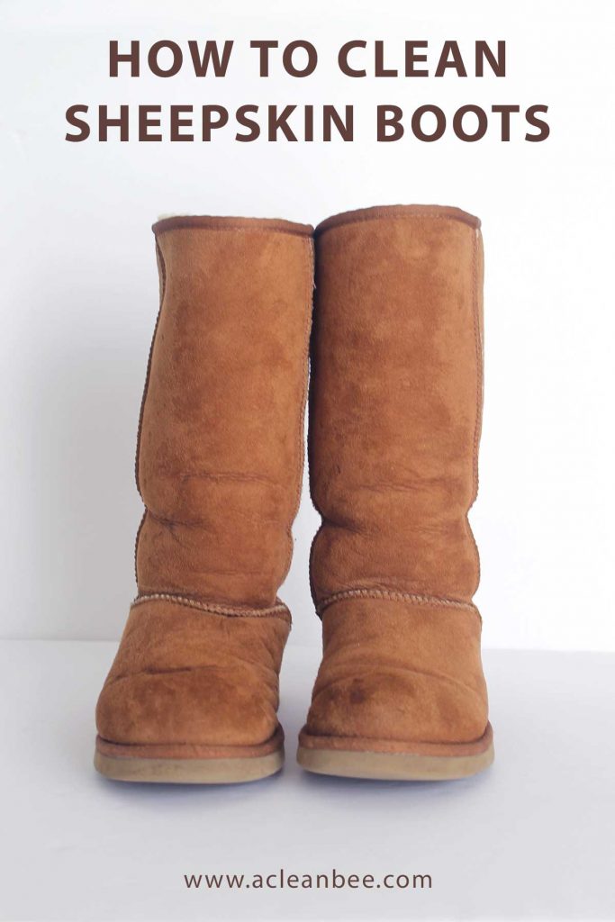 How to clean sheepskin boots and slippers