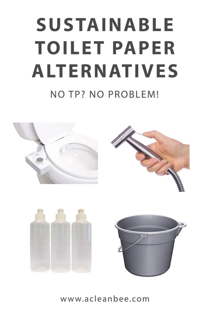 Sustainable toilet paper alternative. No toilet paper? No problem! Here are sustainable alternatives to toilet paper.