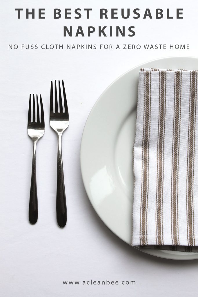 The best reusable napkins for a zero waste home