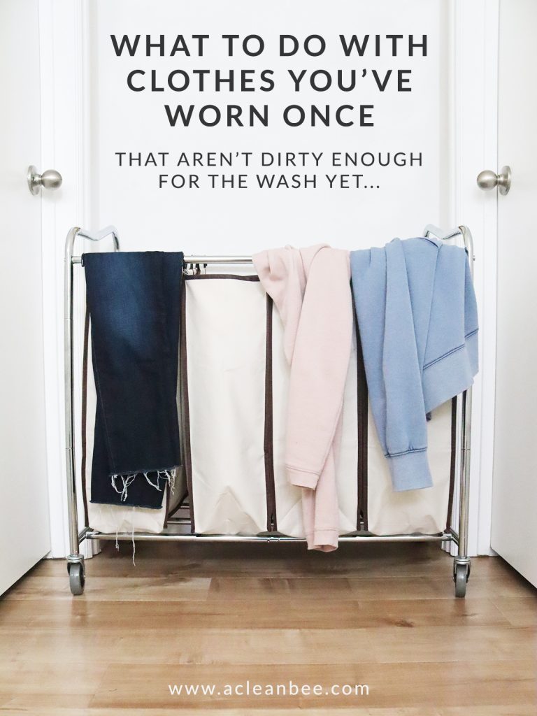 What to do with clothes you've worn once