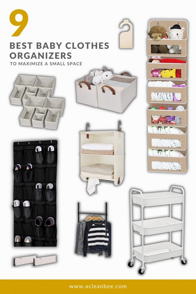 9 Best Baby Clothes Organizers to maximize a small space