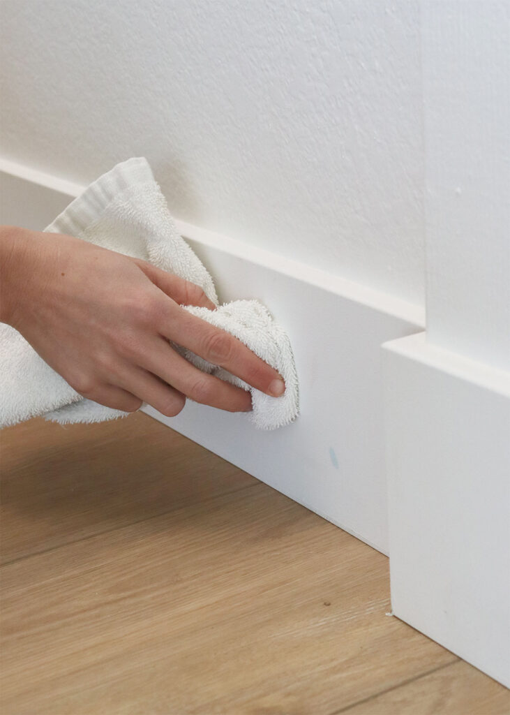 How to clean scuff marks off walls