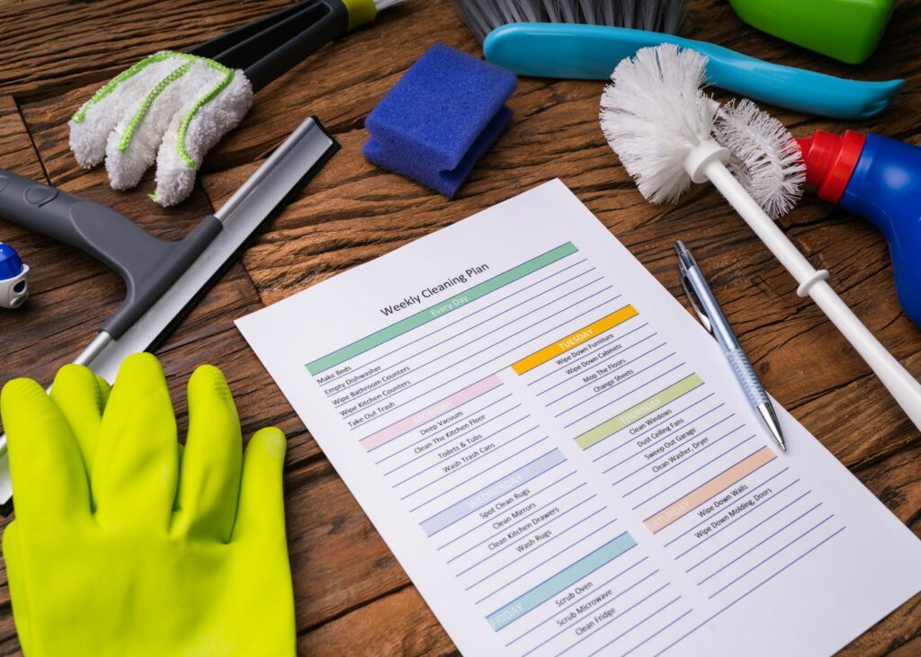 How to track progress for new cleaning habits