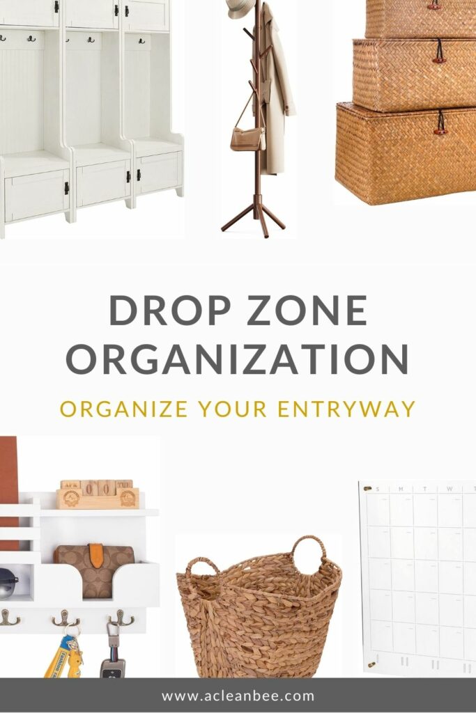 What is a drop zone and how to create an organized entryway