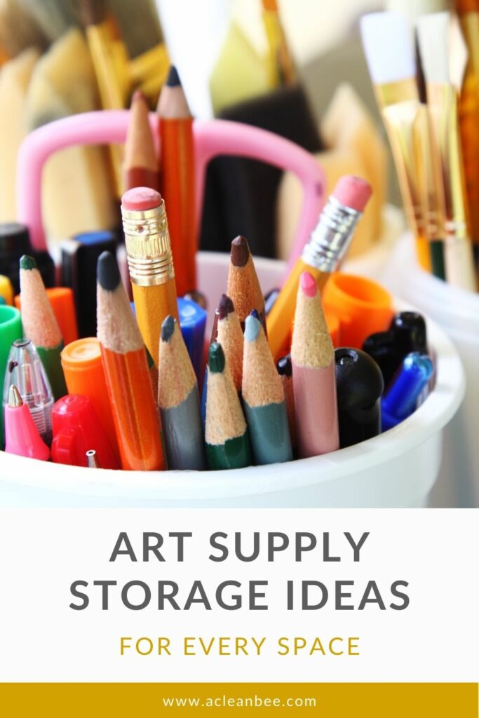 Art supply storage ideas