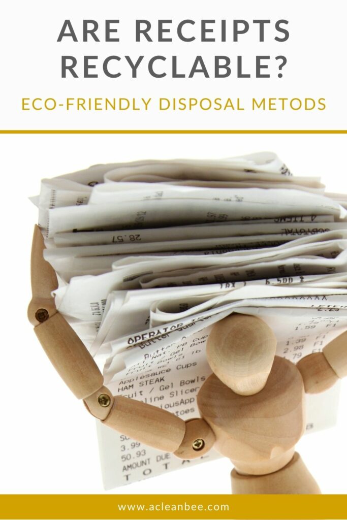 Are Receipts Recyclable? Eco-friendly ways to dispose of receipts.