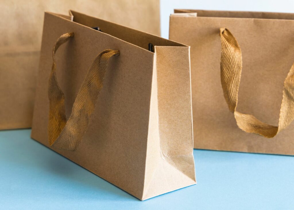 How to recycle paper bags.