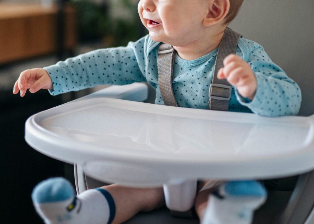 How to remove stains from high chair straps