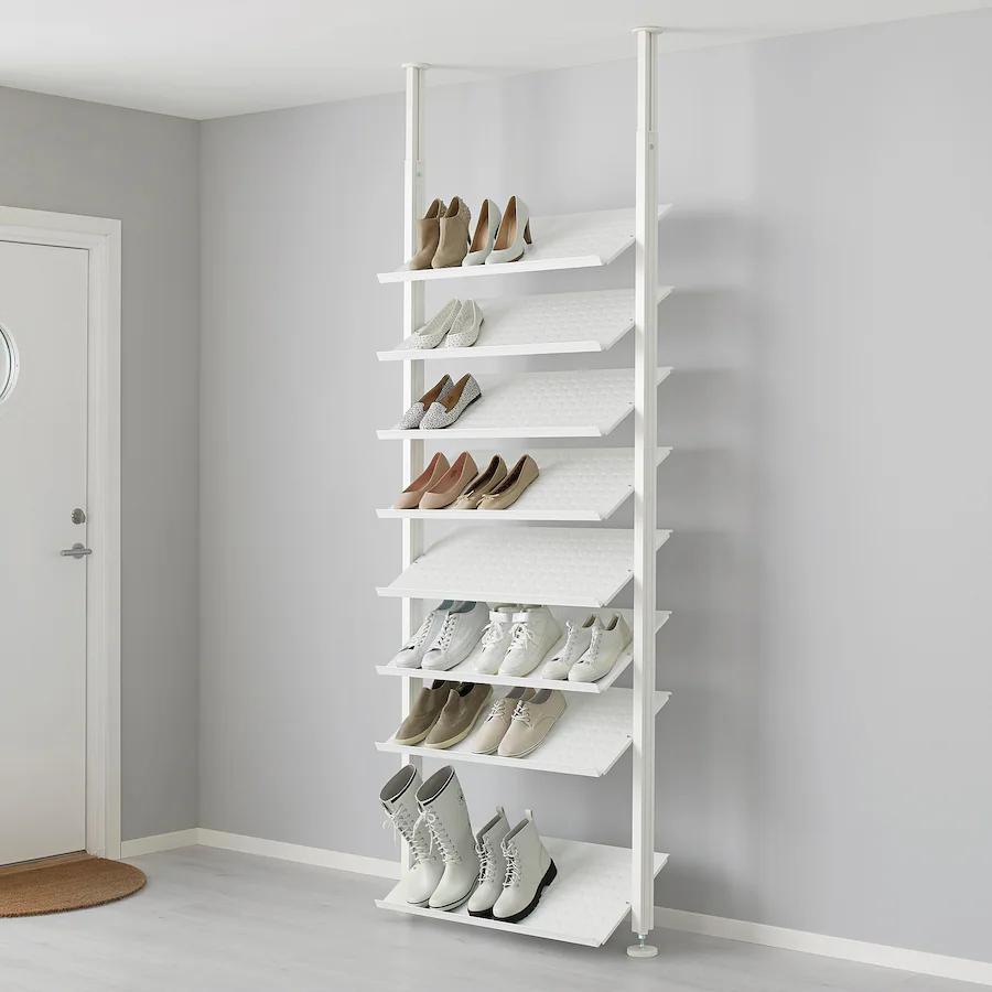 Ikea shoe organizing shelf