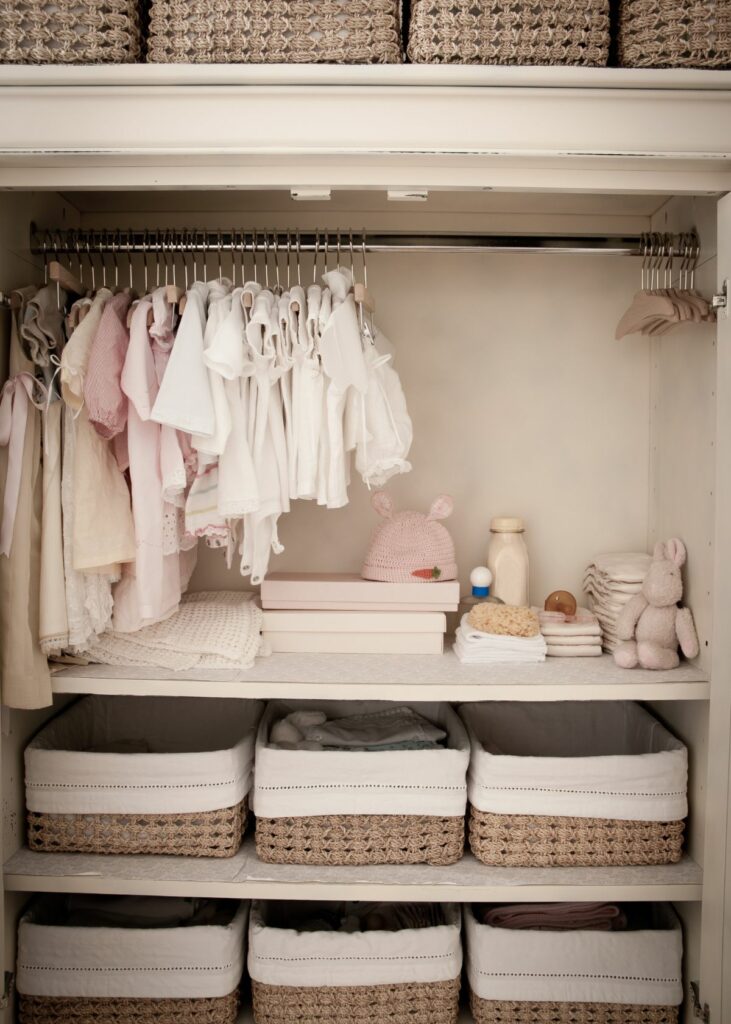 Determine an Overflow Area - how to organize a baby dresser