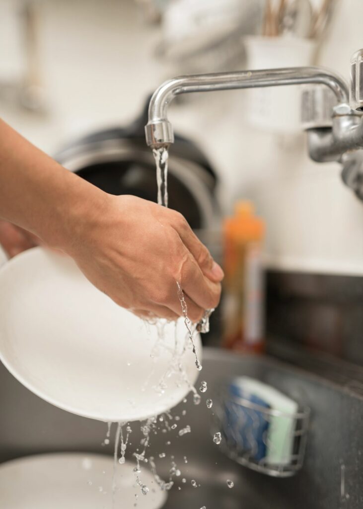 How to wash dishes with bar soap
