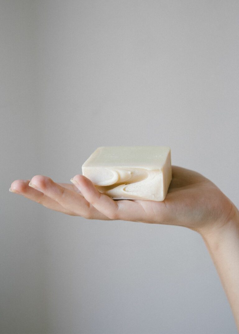 A person holding a bar of soap - How to Use a Bar of Soap