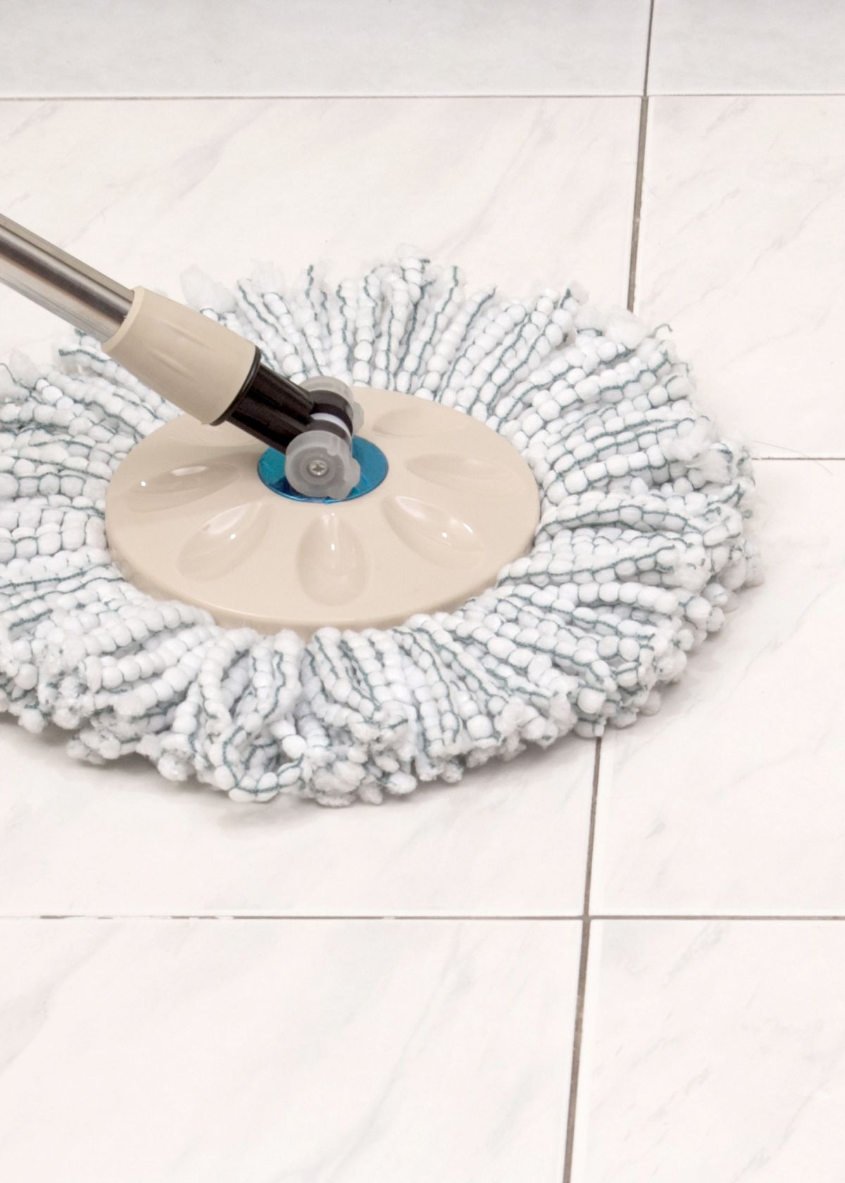 Cleaning mop on tile floor - How to Clean Sticky Floor Tile