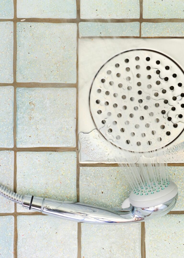 Bathroom floor with shower head - How to Clean a Shower Floor