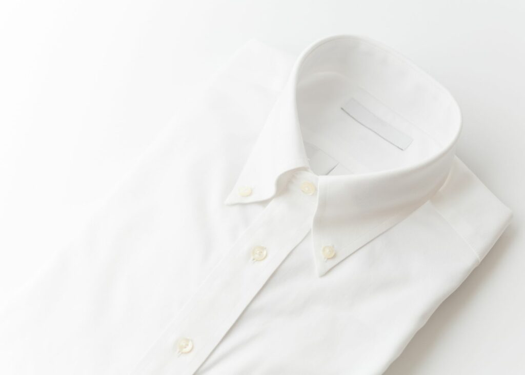 White polo shirt with collar - How to Starch a Shirt