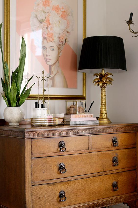 Dresser top organizer ideas